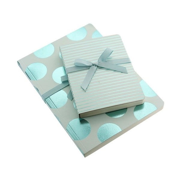 Zápisník A5 GO Stationery Polka Aqua-image-2