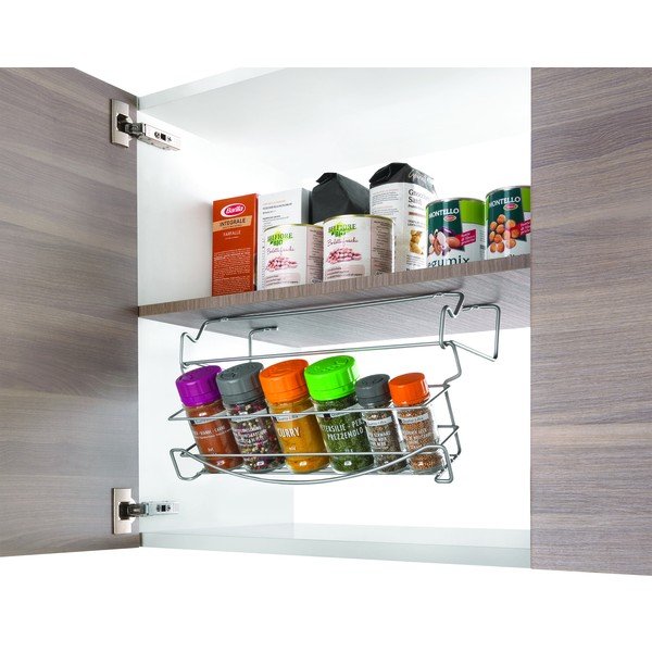 Неръждаема стомана Swing висящ стелаж за подправки - Metaltex-image-2