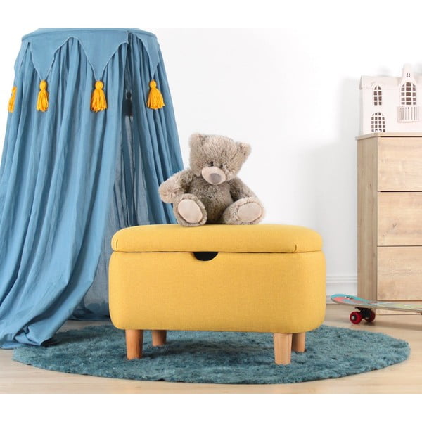 Жълт детски пуф Moouv – Artie-image-2