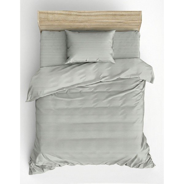 Светлозелено единично  спално бельо 200x140 cm Stripe  – Mijolnir-image-2