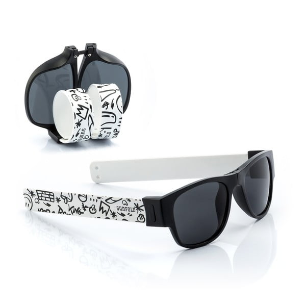 Черно-бели слънчеви очила Sunfold ST2 на ролка - InnovaGoods