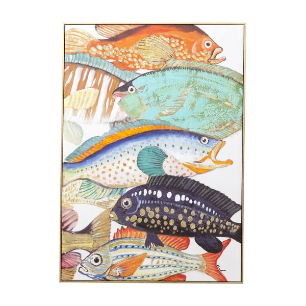 Изображение Докосната риба Среща II., 100 x 75 cm Meeting Two - Kare Design