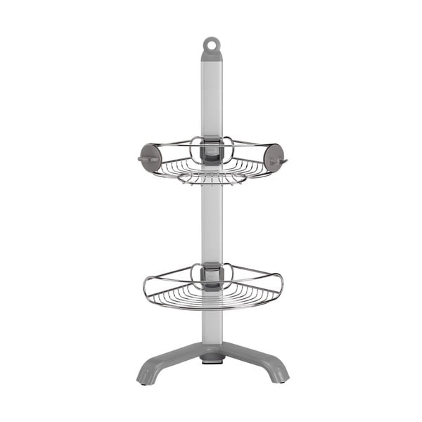Nastavitelná rohová police do sprchy simplehuman Shower Caddy-image-3