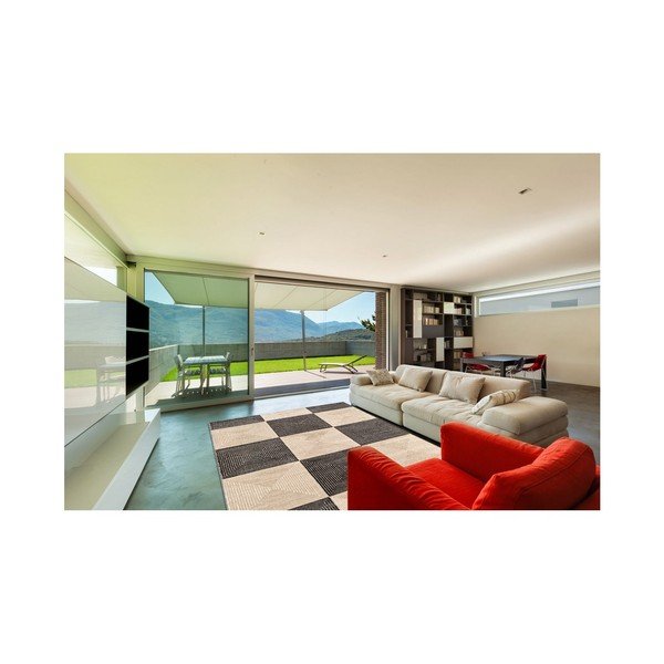 Koberec Webtappeti Reflex Brown Chess, 200 x 290 cm-image-1