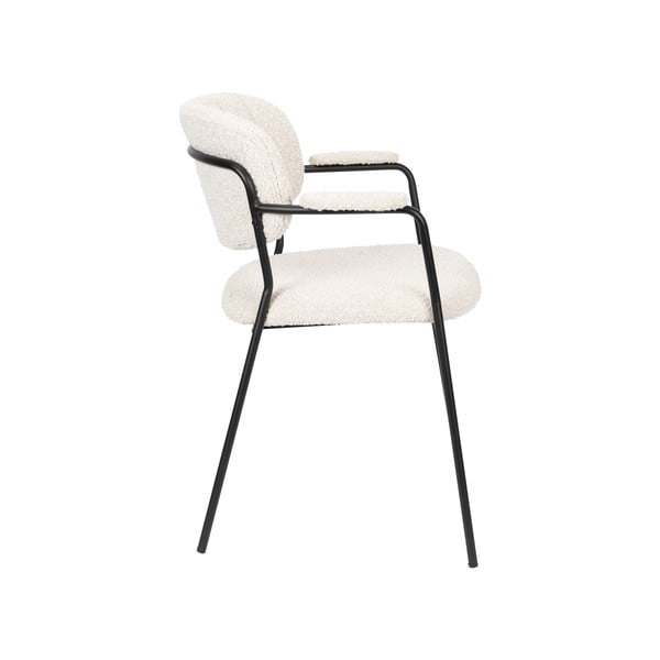 Бели трапезни столове в комплект от 2 Jolien - White Label-image-3