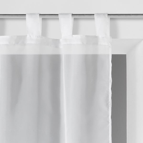 Бели завеси от воал в комплект 2 бр. 60x160 cm Voiline – douceur d'intérieur-image-1