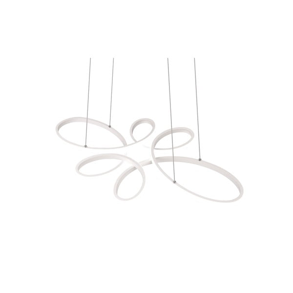 Бяло LED висящо осветително тяло Fly - Trio-image-3