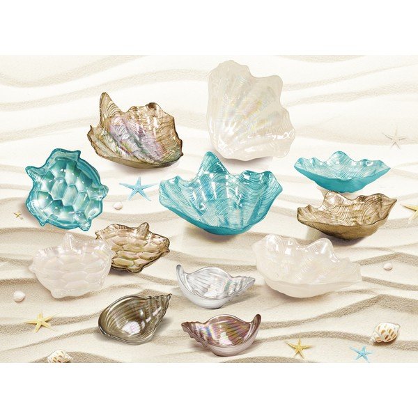 Стъклен декоративен поднос 15x20 cm – Brandani-image-1