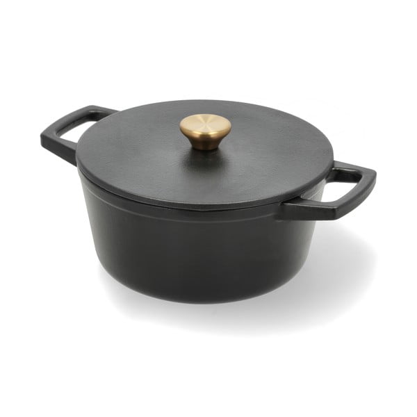 Гърне от излято желязо с капак подходящо за индукционен котлон 3,6 l – Holm