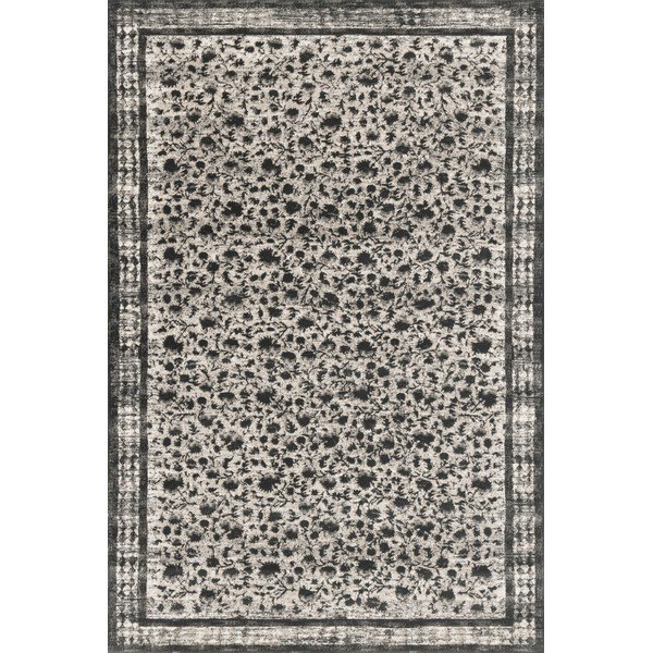 Антрацитен вълнен килим 200x300 cm Agnus Classic – Agnella