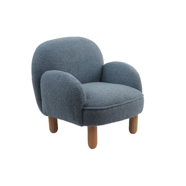 Син детски стол от букле Rocky – Vipack