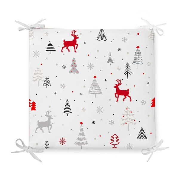 Коледна възглавница с памук Nordic Holiday, 42 x 42 cm - Minimalist Cushion Covers