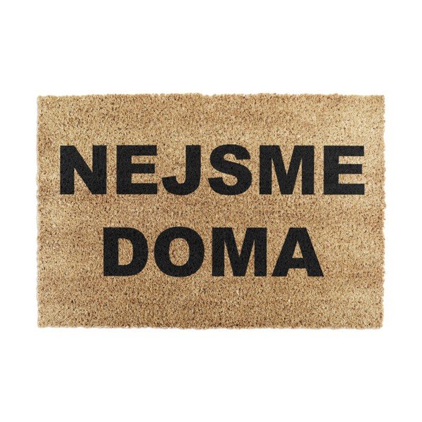 Изтривалка от кокосови влакна 40x60 cm Nejsme Doma – Artsy Doormats