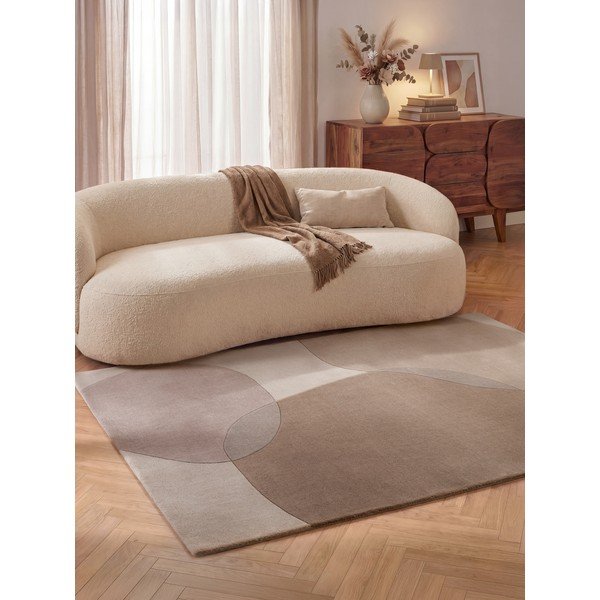 Бежов вълнен килим 200x290 cm Ovia – Villeroy&Boch-image-3