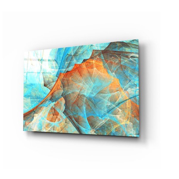 Картина върху стъкло , 110 x 70 cm Colored Nets - Insigne