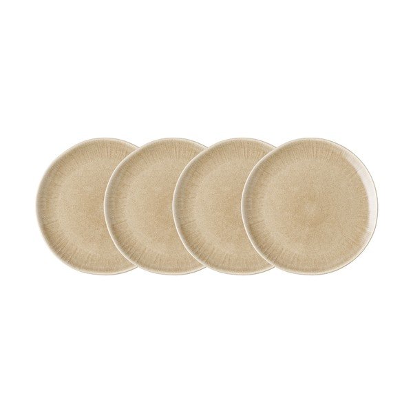 Бежови глинени чинии в комплект 4 бр. ø 27 cm Viola – House Nordic