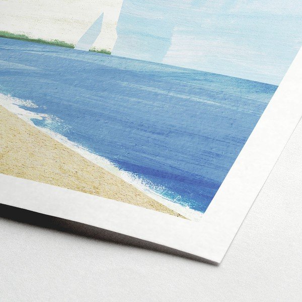Плакат 30x40 cm Etretat Cliffs - Travelposter-image-1