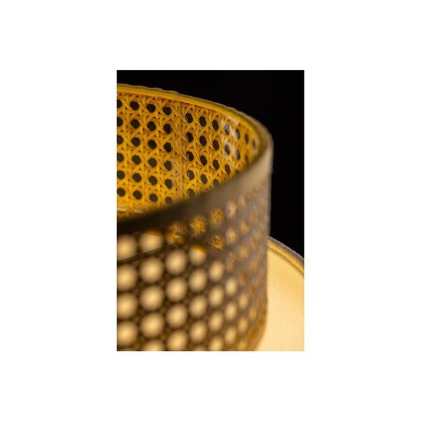 Висяща лампа в естествен цвят с абажур от ратанов текстил Abra 2 - GTV-image-3