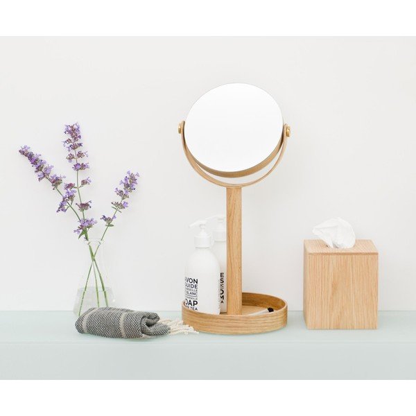 Кутия за носни кърпички, изработена от дъбово дърво Mezza - Wireworks-image-1