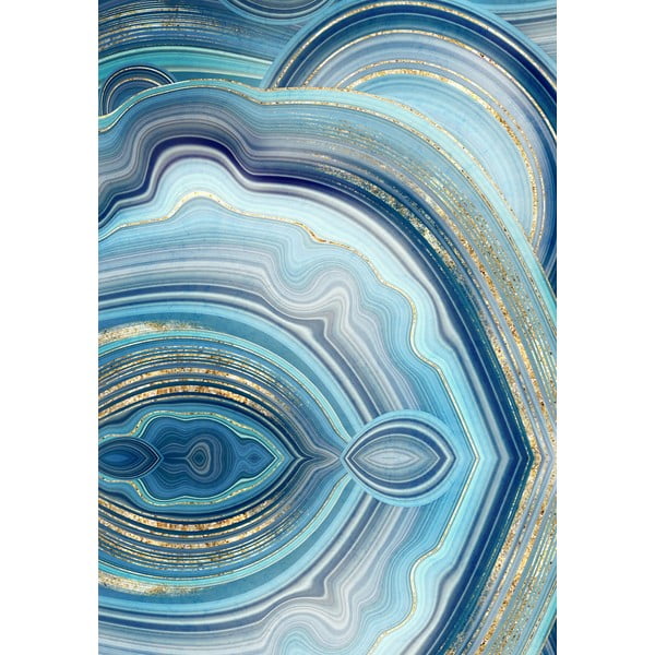 Сини килими за баня в комплект от 2 бр. 60x100 cm – Foutastic-image-2