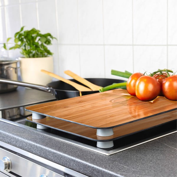 Комплект от 2 стъклени капака за печка , 52 x 30 cm Lunch - Wenko-image-1