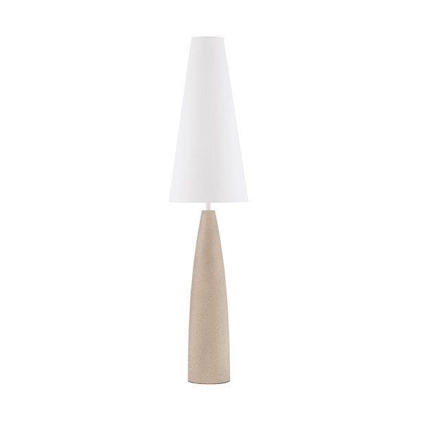 Бяла/кремава подова лампа (височина 130 cm) Mizu – Nova Luce