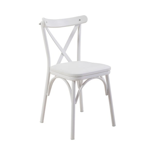 Бял трапезен стол Oliver Sandalyer - Kalune Design