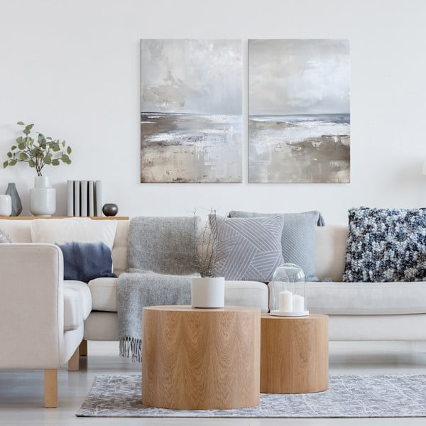 Картини с ръчно рисувани елементи в комплект от 2 бр. 50x70 cm Breeze – Styler-image-2