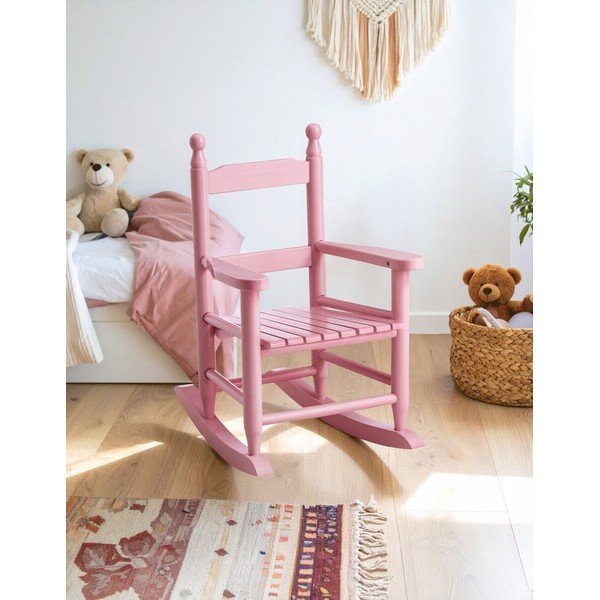 Розов детски стол от масивна топола – Premier Housewares-image-3
