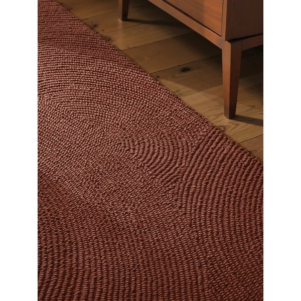 Ръчно изработена вълнена пътека в тухлен цвят 80x300 cm Calmio – Hanse Home-image-1