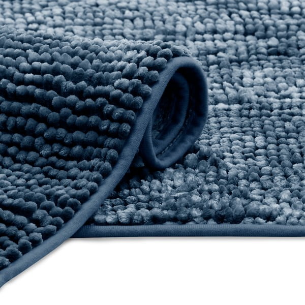 Тъмносиня постелка за баня , 50 x 70 cm Bati - AmeliaHome-image-2