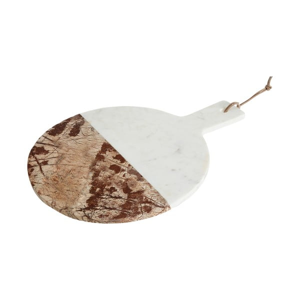 Бяла и бежова мраморна дъска за сервиране Forest - Premier Housewares
