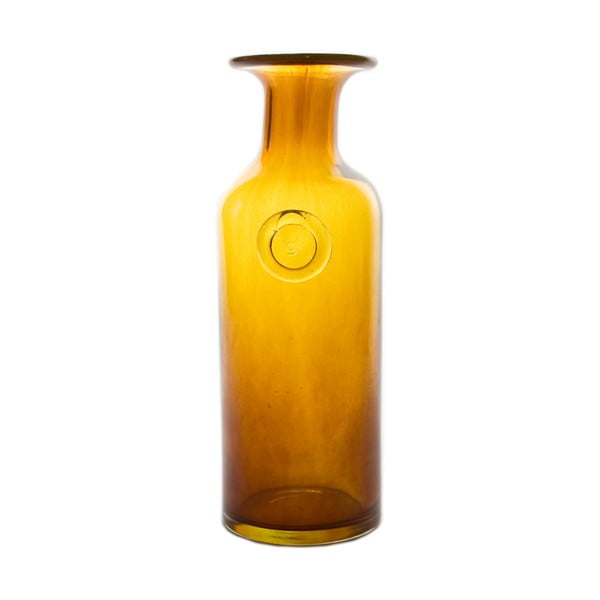 Skleněná karafa/váza Carage, medová