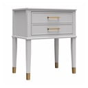 Светлосиво нощно шкафче Westerleigh – CosmoLiving by Cosmopolitan