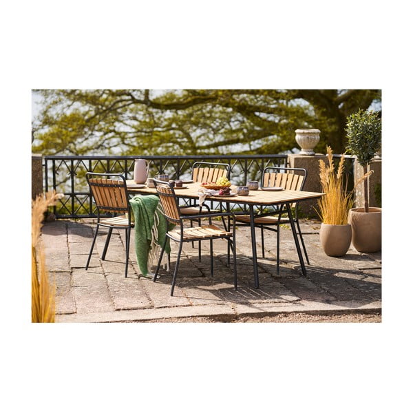 Зелено одеяло със смес от вълна 130x170 cm Carmel – House Nordic-image-3