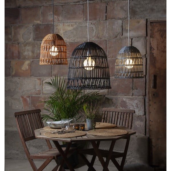 Черен абажур ø 48 cm Knute - Star Trading-image-4