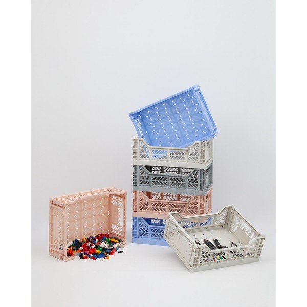 Комплект от 2 сиви кутии за съхранение Caja - Little Nice Things-image-1