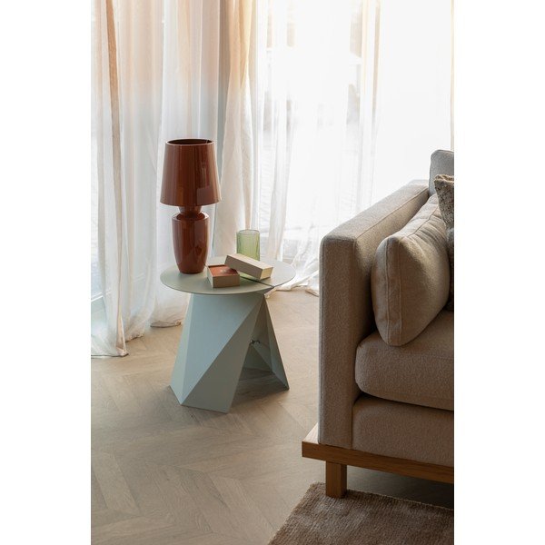 Метална кръгла странична масичка 45x46 cm Foldy – Zuiver-image-1