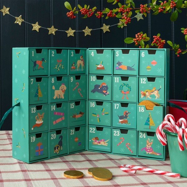 Адвент календар 37,5 cm Festive Friends – Rex London-image-1