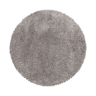Светлокафяв кръгъл килим ø 160 cm Fluffy – Ayyildiz Carpets