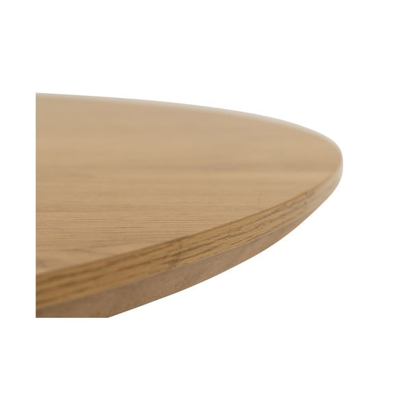 Кръгла маса за хранене с дъбов плот ø 120 cm Yale - Actona-image-3