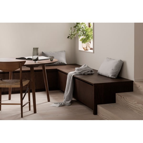 Светлосива вълнена покривка за легло Merino - Blomus-image-1