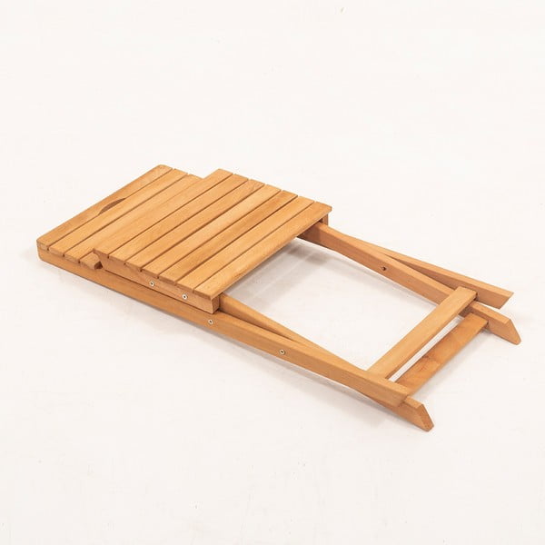 Градински комплект за хранене от масивен бук в естествен цвят за 2 души – Floriane Garden-image-4