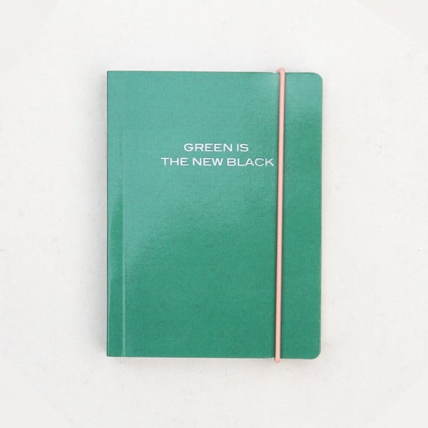 Зелената тетрадка "Зеленото е новото черно", 320 страници - Caroline Gardner
