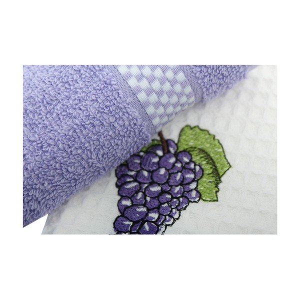 Комплект от 2 кърпи за ръце Grapes - Esil Home-image-1