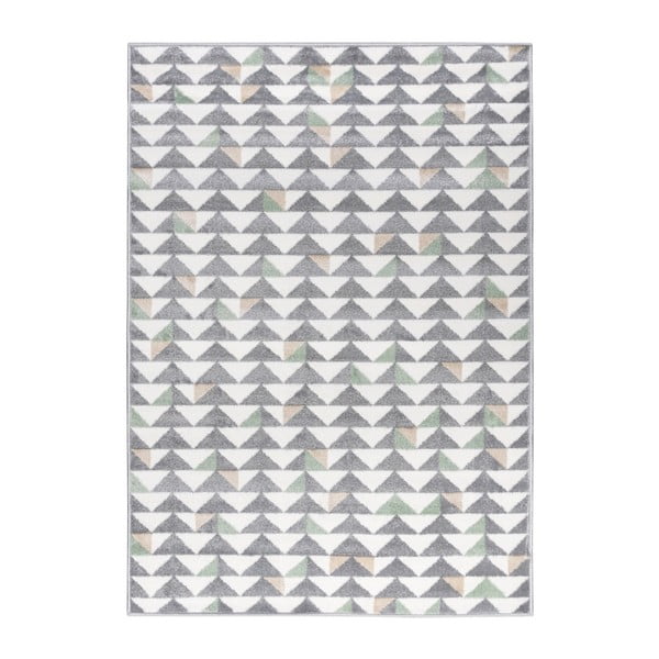 Сив и бял килим Монреал, 120 x 170 cm - Mazzini Sofas