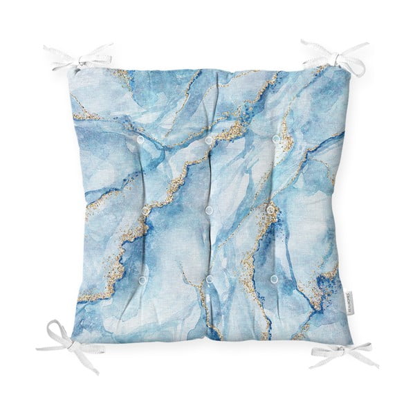 Възглавница за стол Marble Blue, 40 x 40 cm - Minimalist Cushion Covers