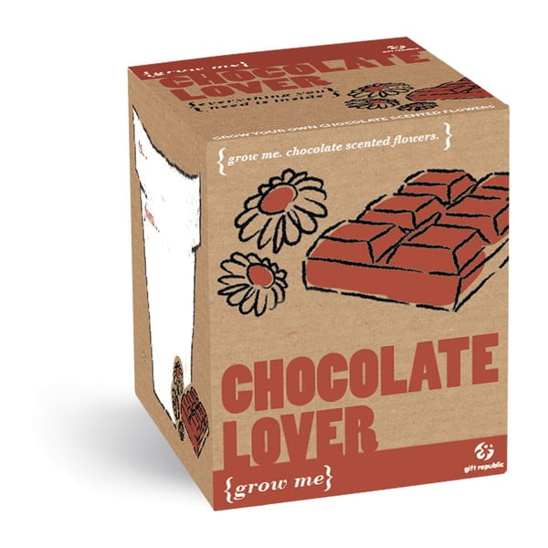 Pěstitelský set se semínky květin s vůní čokolády Gift Republic Chocolate Lover