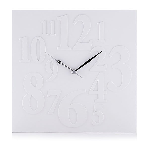 Бял стенен часовник Mix White - Tomasucci