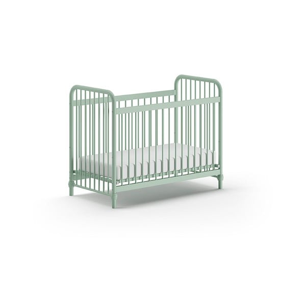 Зелено метално легло 60x120 cm BRONXX - Vipack-image-2